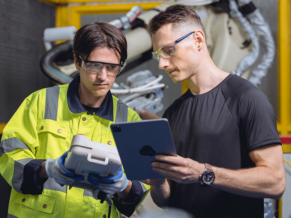 team working on test automation