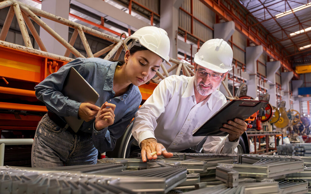 team working in Manufacturing